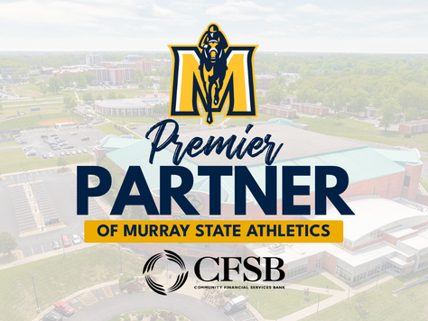 Community Financial Services Bank (CFSB), a long-time partner of Murray State Athletics, has signed a new agreement with Racers Sports Properties to become the department’s first premier partner, it was announced on Tuesday afternoon.