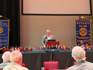 Michael Radcliffe, Chairman and Chief Executive Officer (CEO) of Community Financial Services Bank (CFSB), recently spoke to members of the Rotary Club of Paducah about the benefits, challenges and continued importance of community banks.